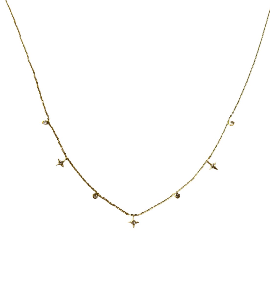 COLLAR BEATRICE ESTRELLAS CIRCONES