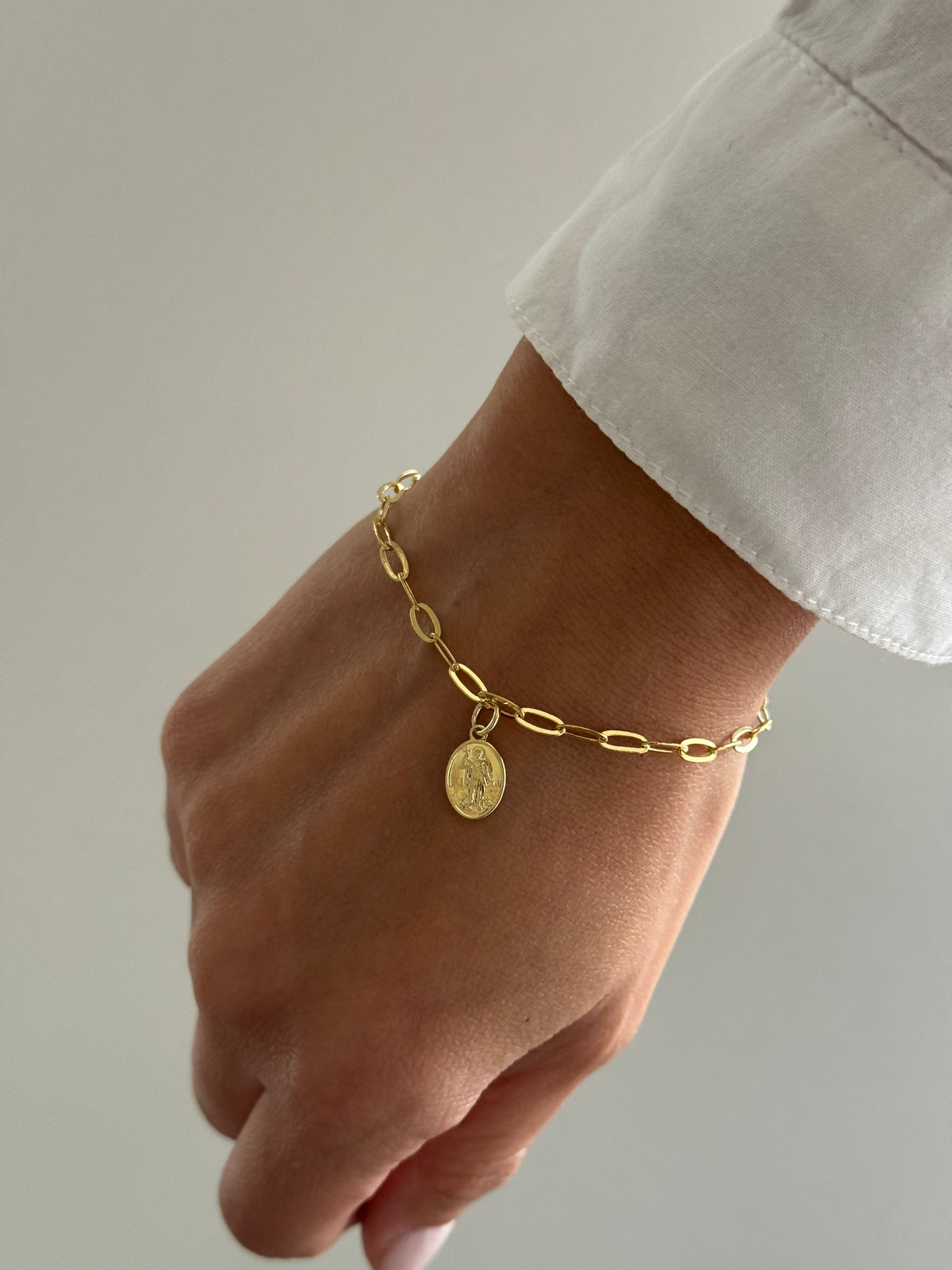 PULSERA MINI EXPEDITO 16CM ORO