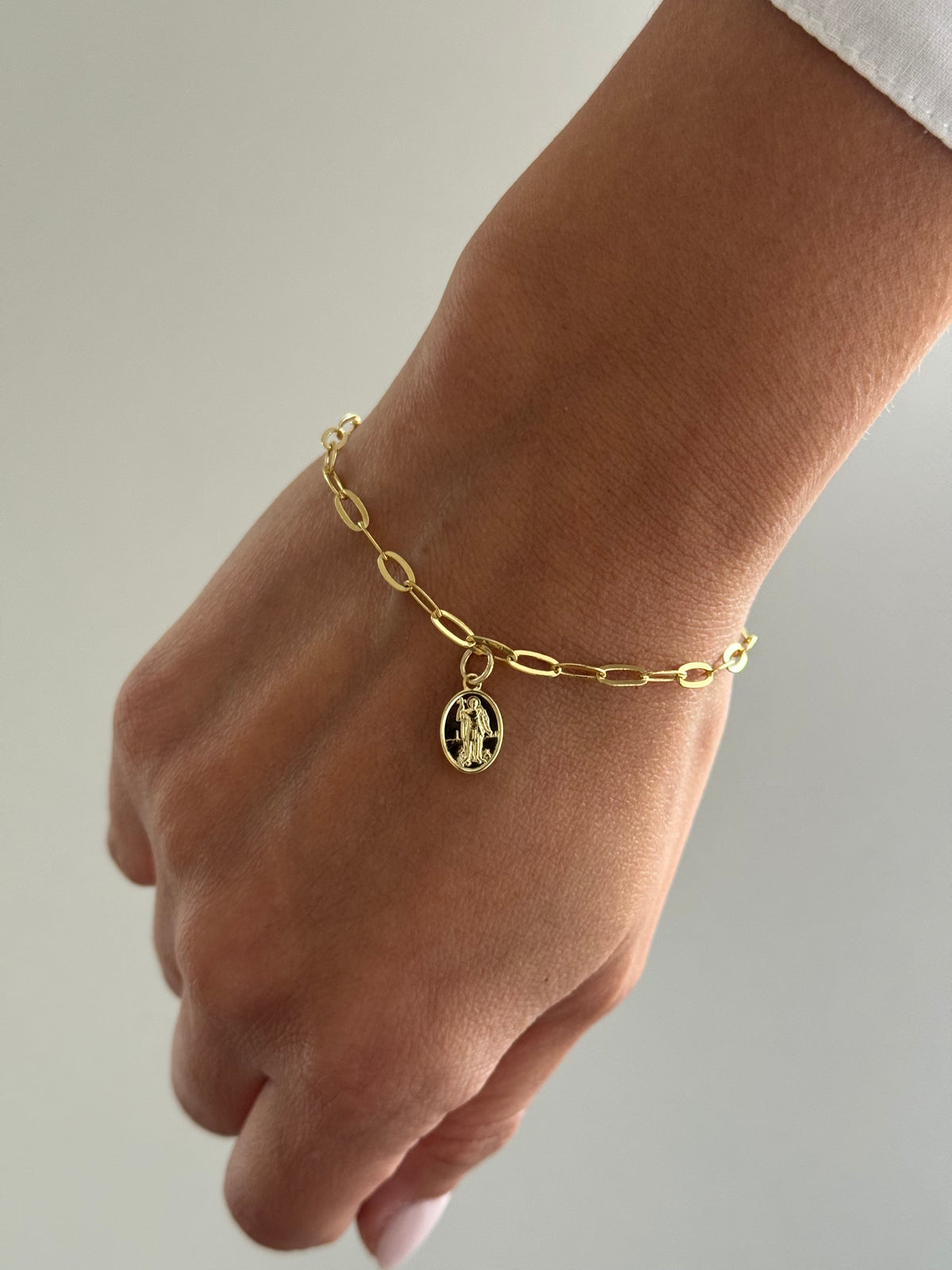 PULSERA MINI EXPEDITO 16CM ORO