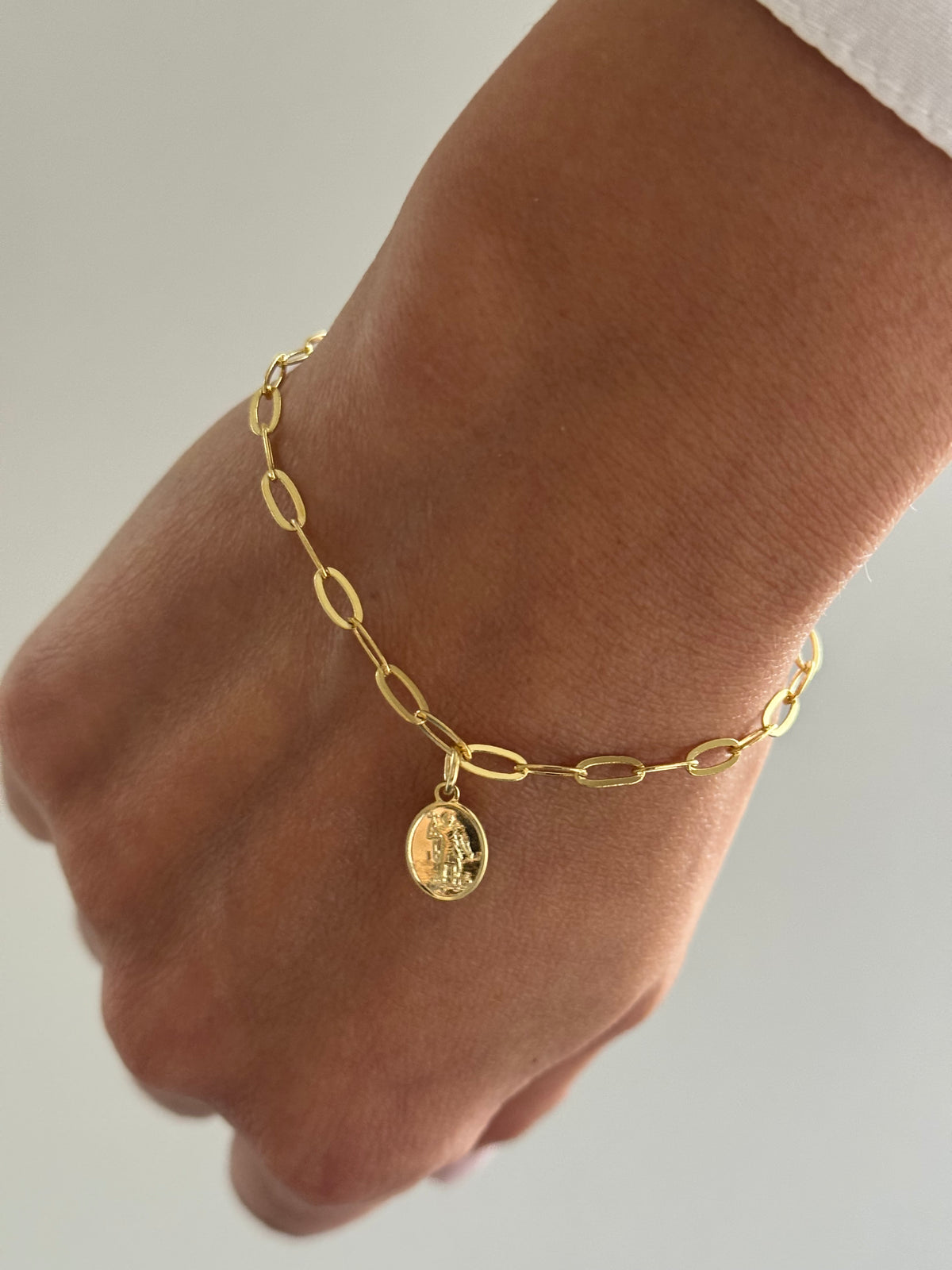 PULSERA MINI EXPEDITO 16CM ORO
