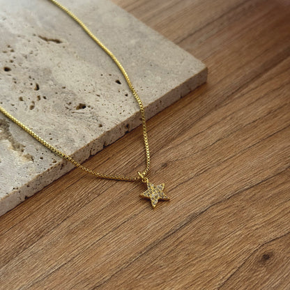 COLLAR LITTLE STAR ORO 45CM