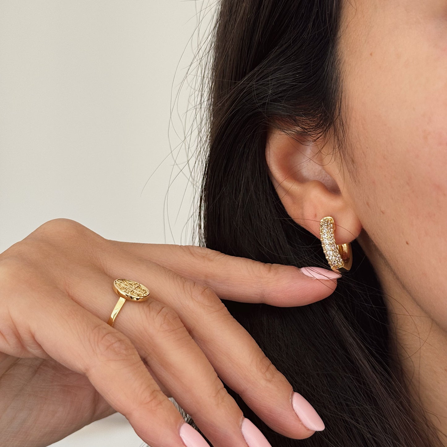 ARGOLLAS MILÁN 15MM ORO