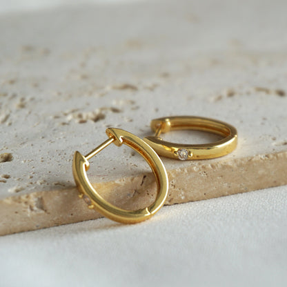 ARGOLLAS NIVA 15MM ORO