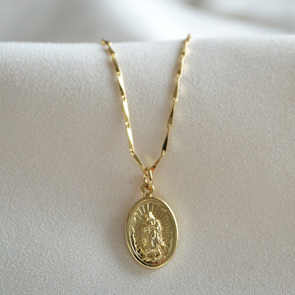 COLLAR VIRGEN MARIA 45CM ORO