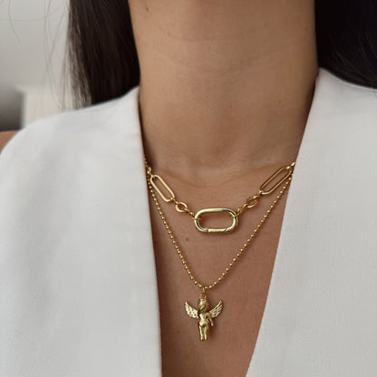 COLLAR ANGÉL PROTECTOR 45CM ORO