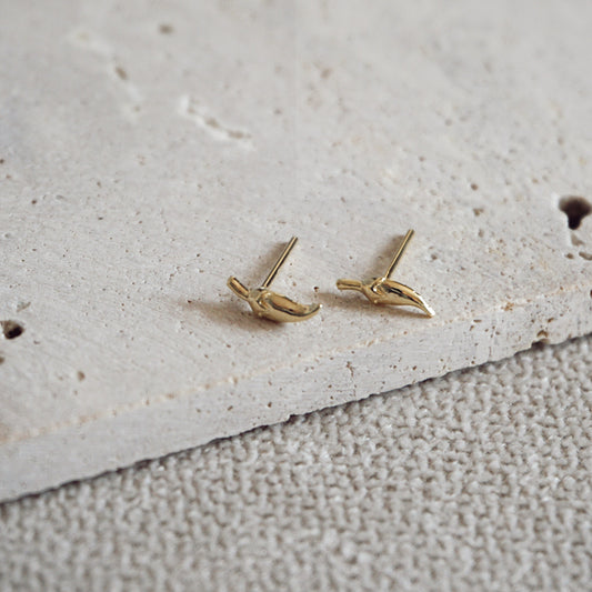 PENDIENTES MINI CHILI ORO