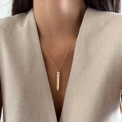 COLLAR BELIEVE 45CM ORO