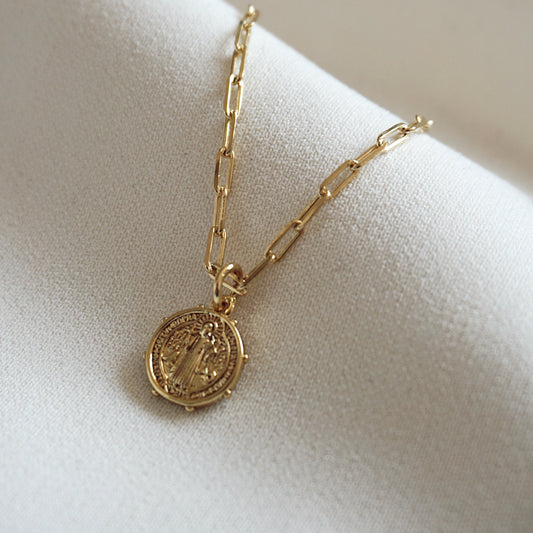 COLLAR SAN BENITO 45CM ORO