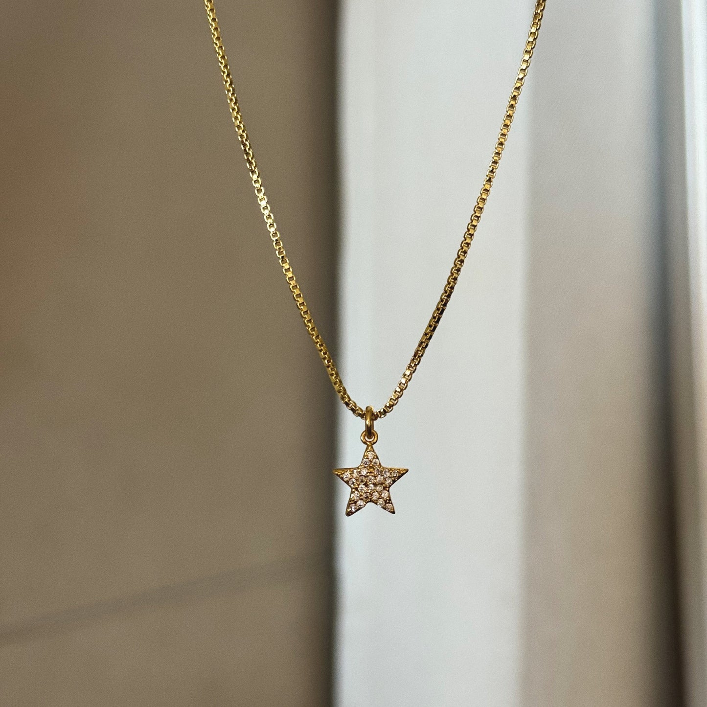 COLLAR LITTLE STAR ORO 45CM