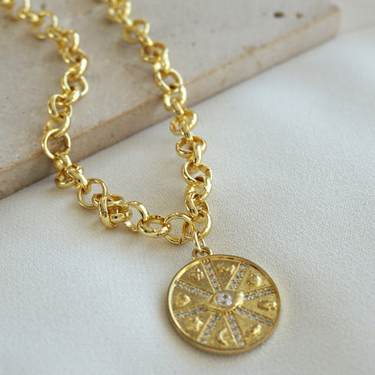 COLLAR SOREL 45CM ORO