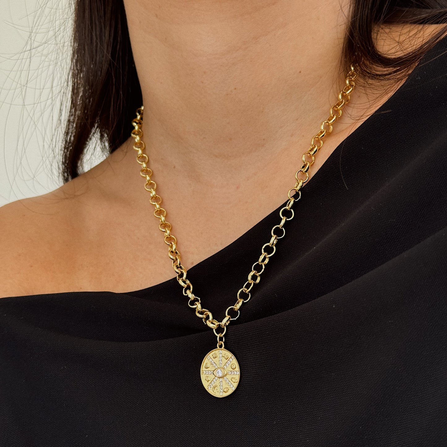COLLAR SOREL 45CM ORO