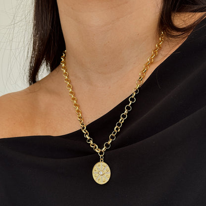 COLLAR ÉLAN 50CM ORO