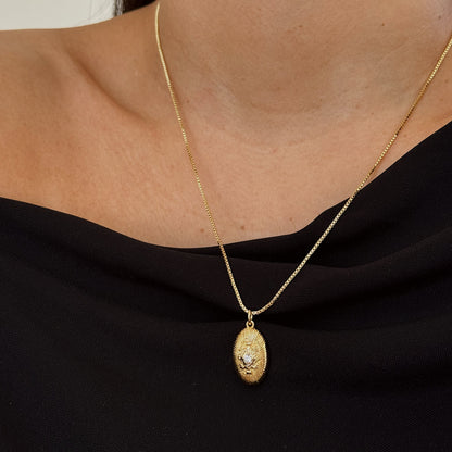 COLLAR LIORA 45CM ORO