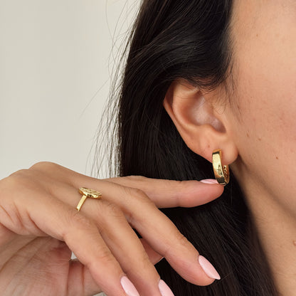 ARGOLLAS MILÁN 15MM ORO