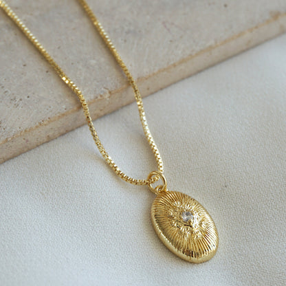 COLLAR LIORA 45CM ORO