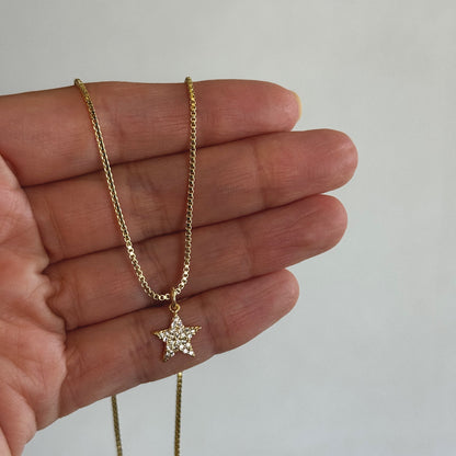 COLLAR LITTLE STAR ORO 45CM