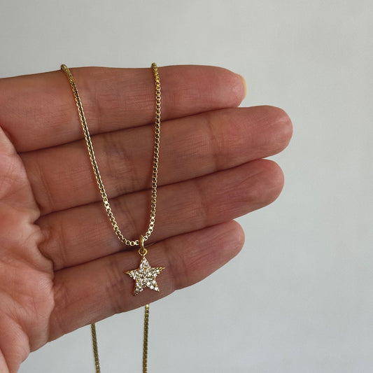 COLLAR LITTLE STAR ORO 45CM