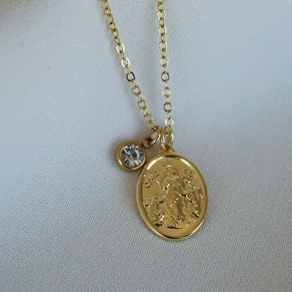 COLLAR VIRGEN DESATANUDOS 45CM ORO