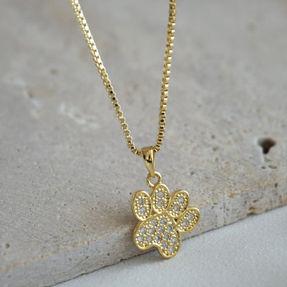 COLLAR PATITA 45CM ORO