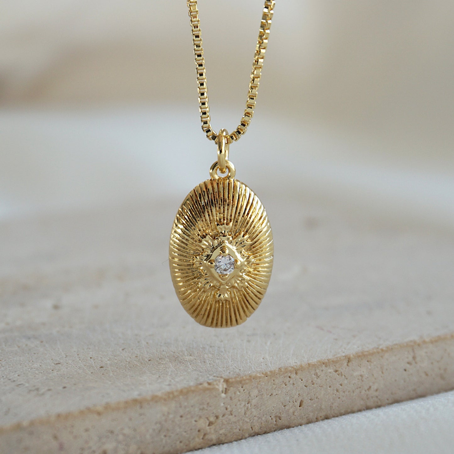 COLLAR LIORA 45CM ORO