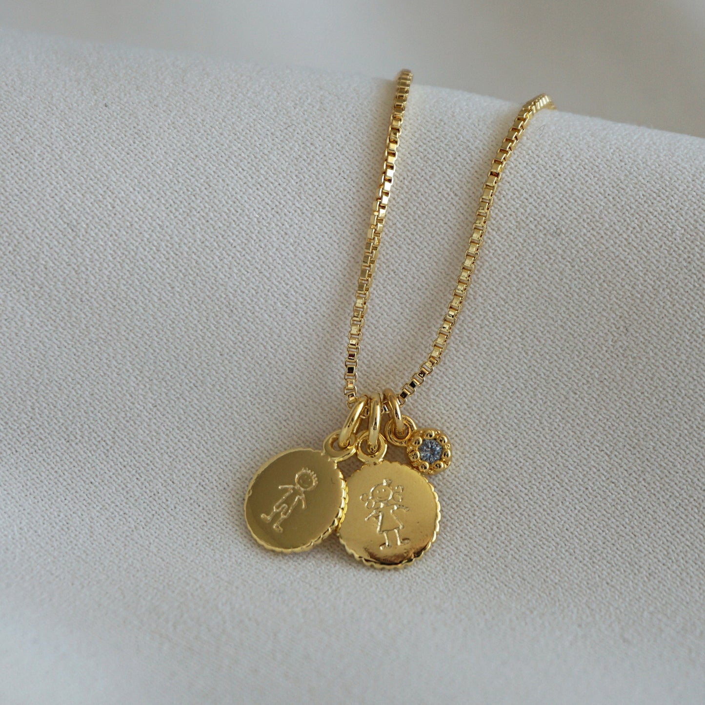 COLLAR NIÑA 45CM ORO