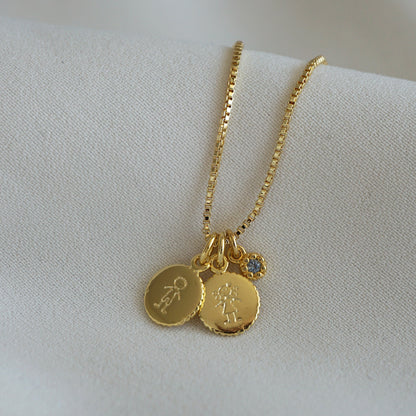 COLLAR NIÑA 45CM ORO