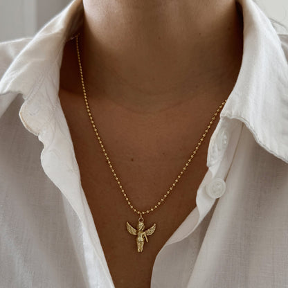 COLLAR ANGÉL PROTECTOR 45CM ORO