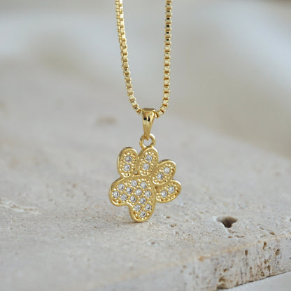 COLLAR PATITA 45CM ORO