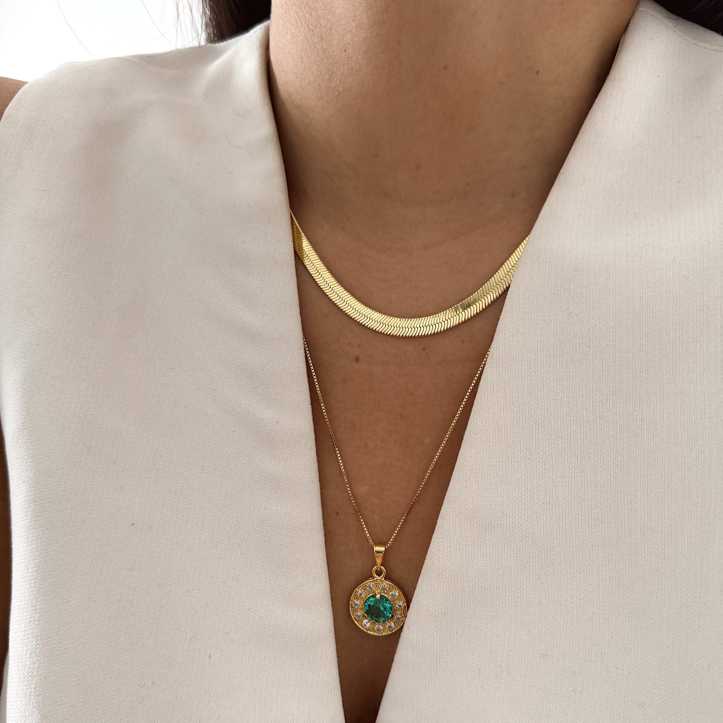 COLLAR TUMARLINA 45CM ORO