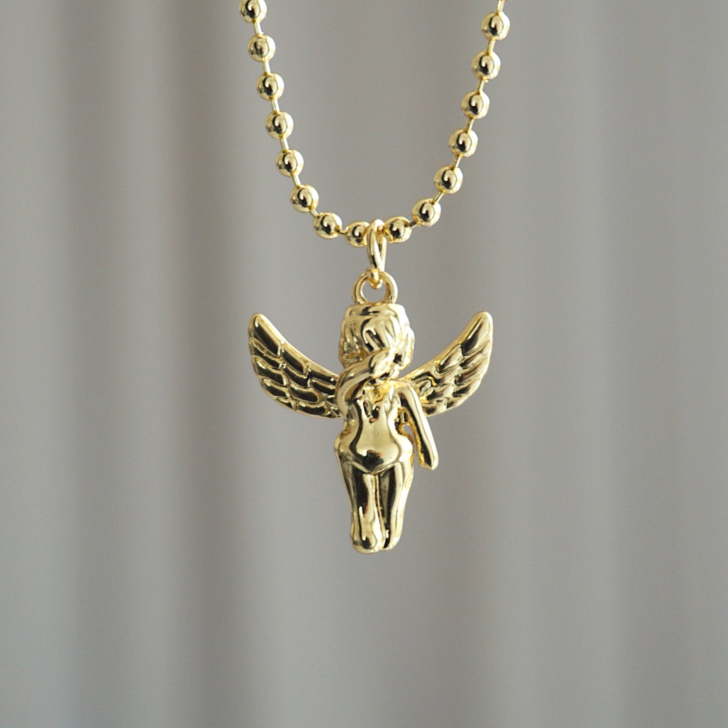 COLLAR ANGÉL PROTECTOR 45CM ORO