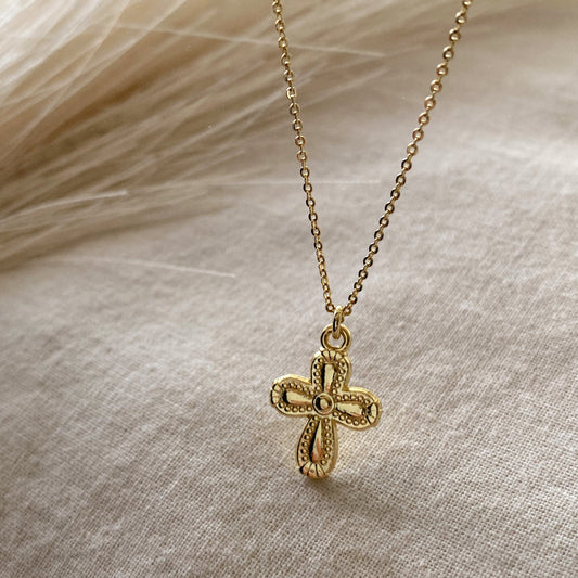 COLLAR CRUZ OLIVIA ORO