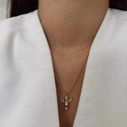 COLLAR ANGÉL PROTECTOR 45CM ORO