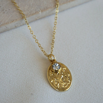 COLLAR VIRGEN DESATANUDOS 45CM ORO