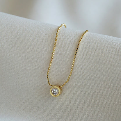 COLLAR PUNTO DE LUZ 45CM ORO