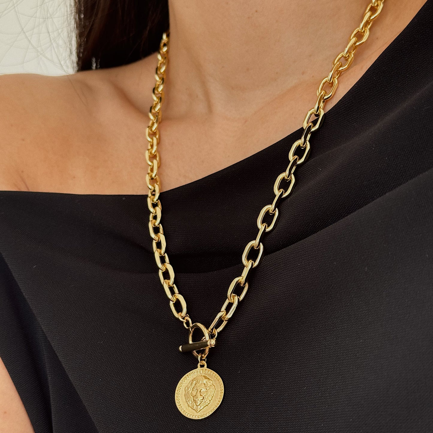 COLLAR ÉLAN 50CM ORO