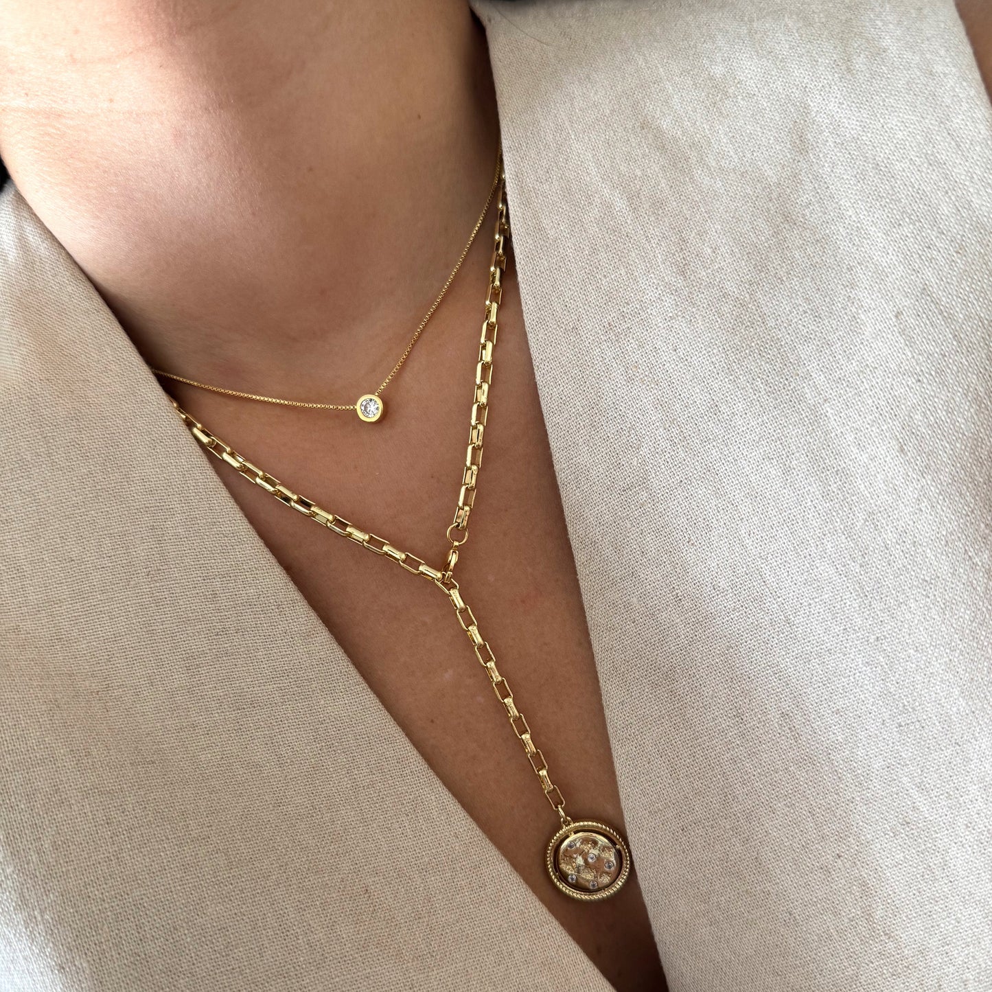 COLLAR TUTEM ORO 50CM