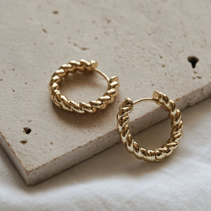 ARGOLLAS LUZ ORO 20MM