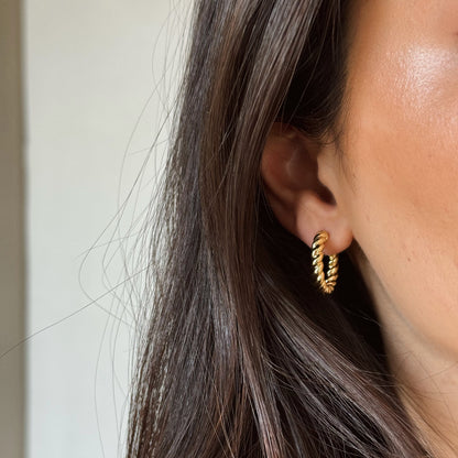 ARGOLLAS LUZ ORO 20MM