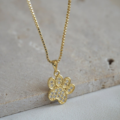 COLLAR PATITA 45CM ORO