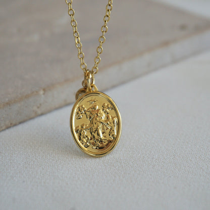 COLLAR VIRGEN DESATANUDOS 45CM ORO
