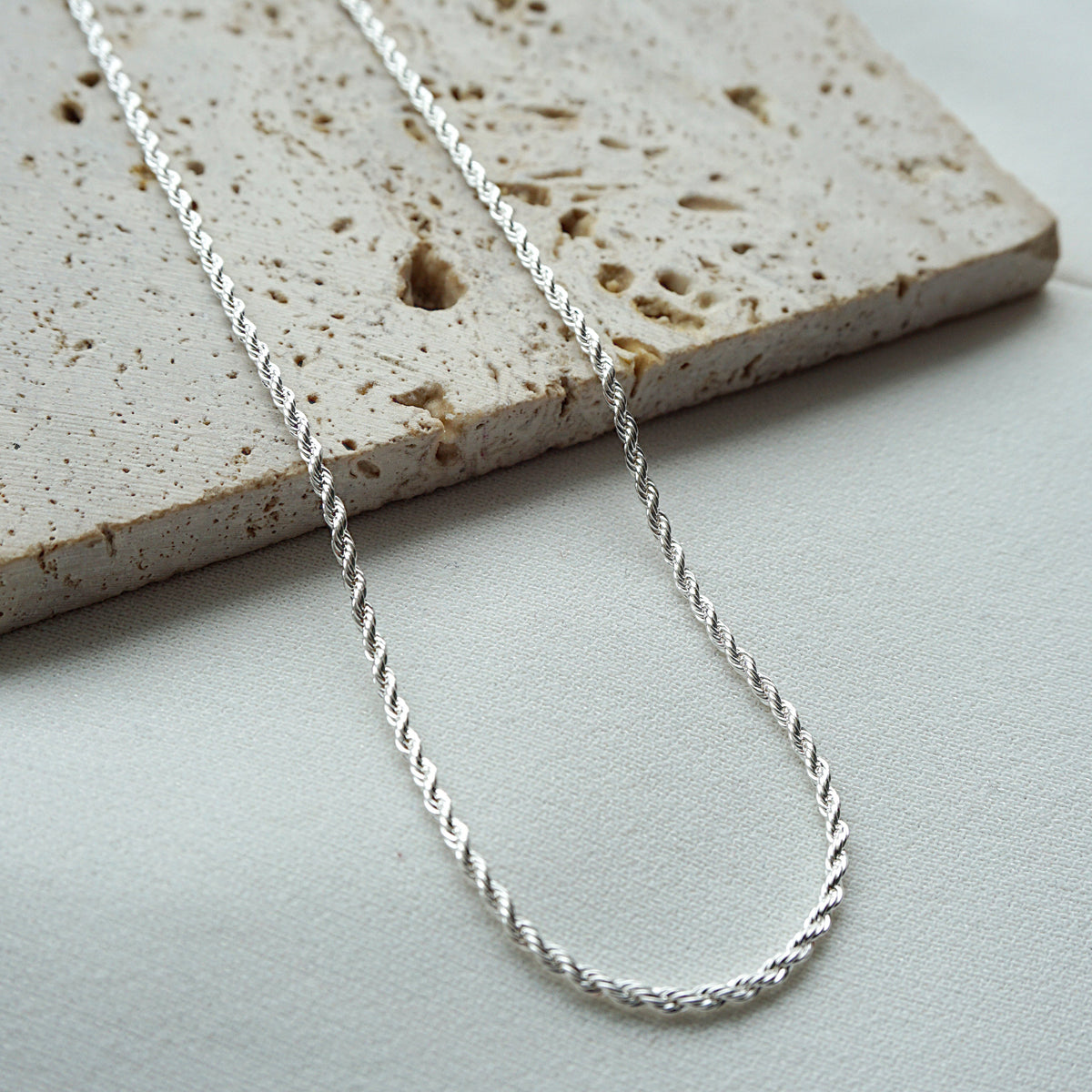 CADENA EIRA 40CM PLATA