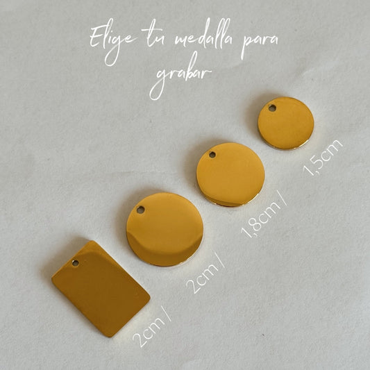 MEDALLAS GRABADO LÁSER